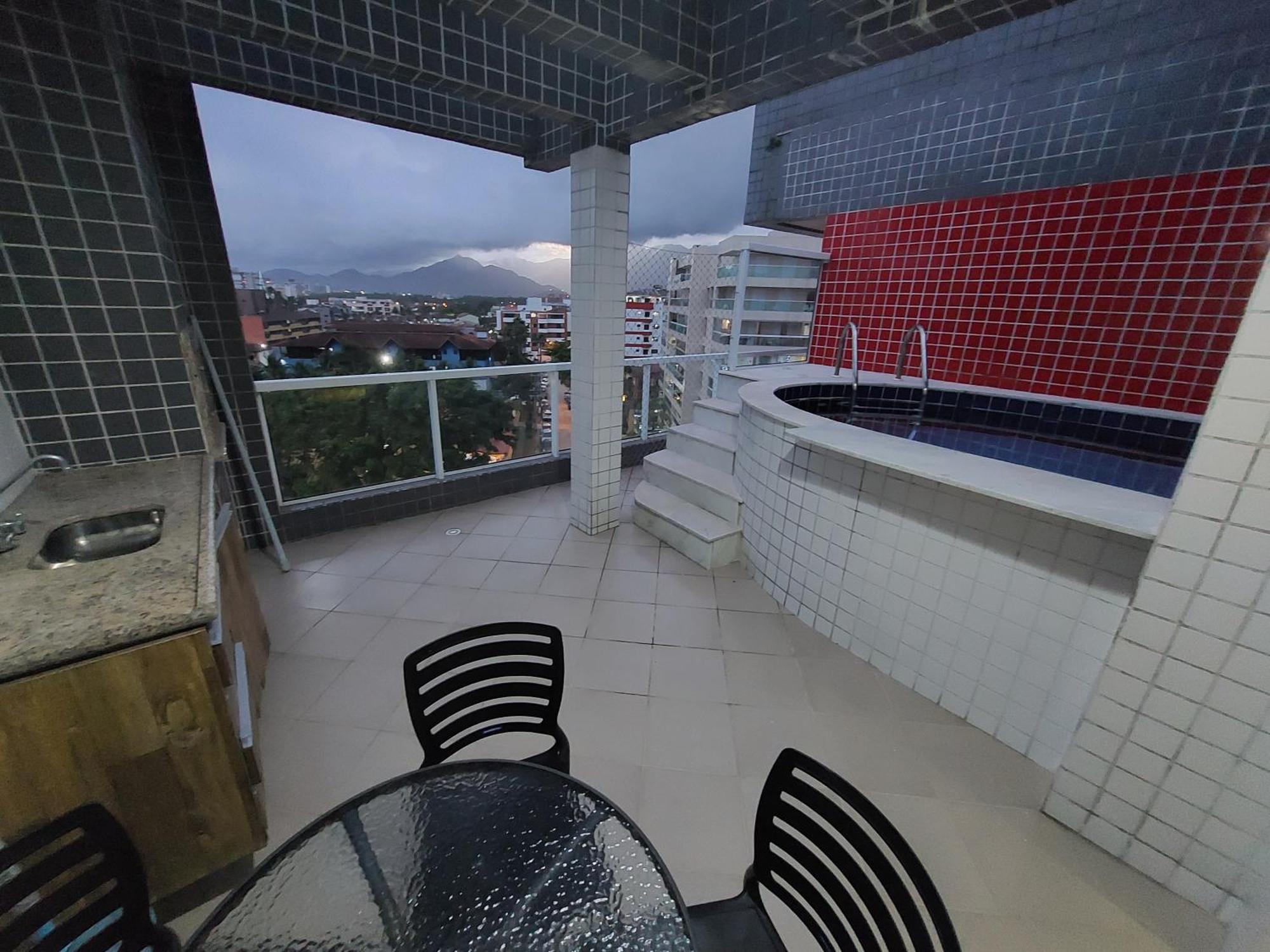 Apartamento A 50M Praia Maitinga, Wifi, Churrasqueira Na Varanda Bertioga Cameră foto